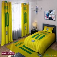 ست اتاق خواب پسرانه طرح تیم برزیل