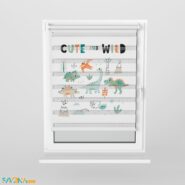 پرده زبرا طرح cute and wild